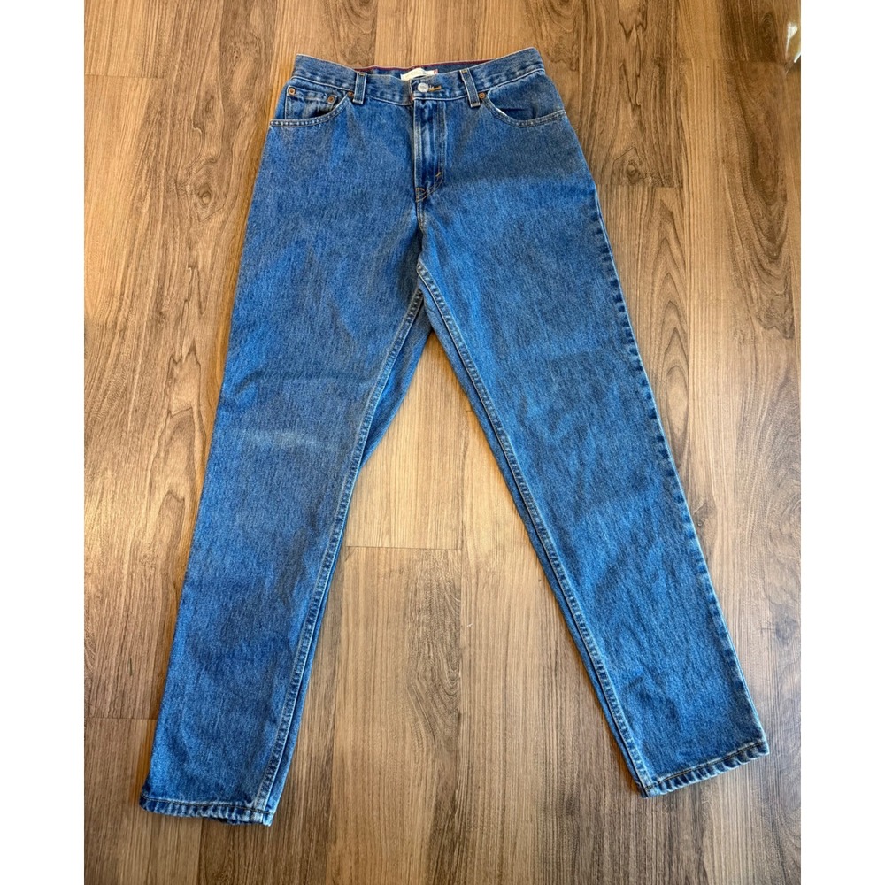 Vintage Levis 550 Relaxed Fit Tapered Leg Jeans Medium Wash July 2000 Y2K 8M